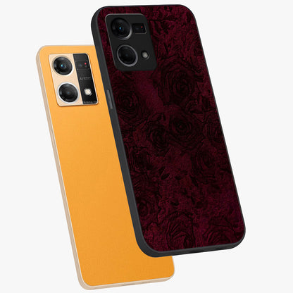 Crimson Fade Flow Glass Case displayed in angled mockup highlighting smooth gradient design with modern aesthetic style.