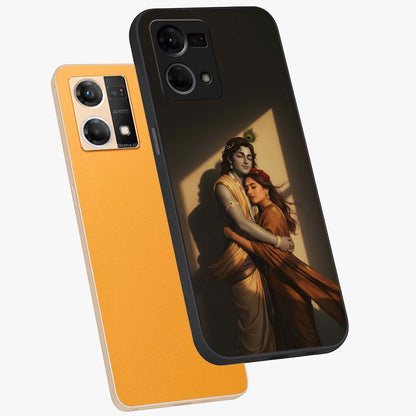Divine Eternal Love Glass Case displayed in angled mockup highlighting elegant divine inspired design with peaceful aesthetic.