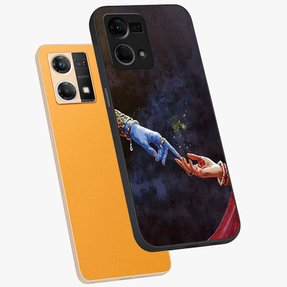 Divine Touch Eternal Glass Case displayed in angled mockup highlighting elegant divine inspired design with calm aesthetic style.