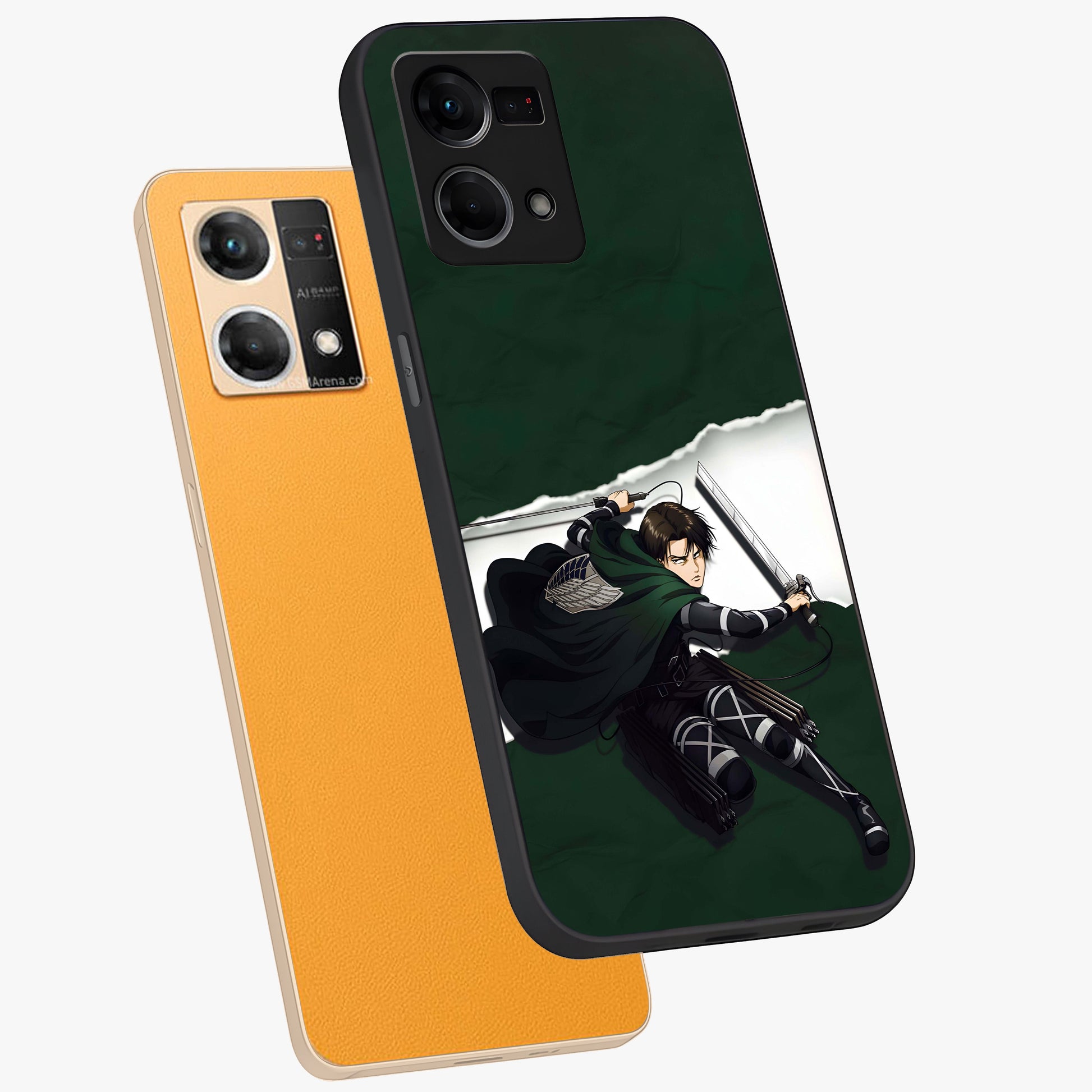 Emerald War Vanguard Glass Case displayed in angled mockup highlighting intense battle inspired design with emerald tone aesthetic.