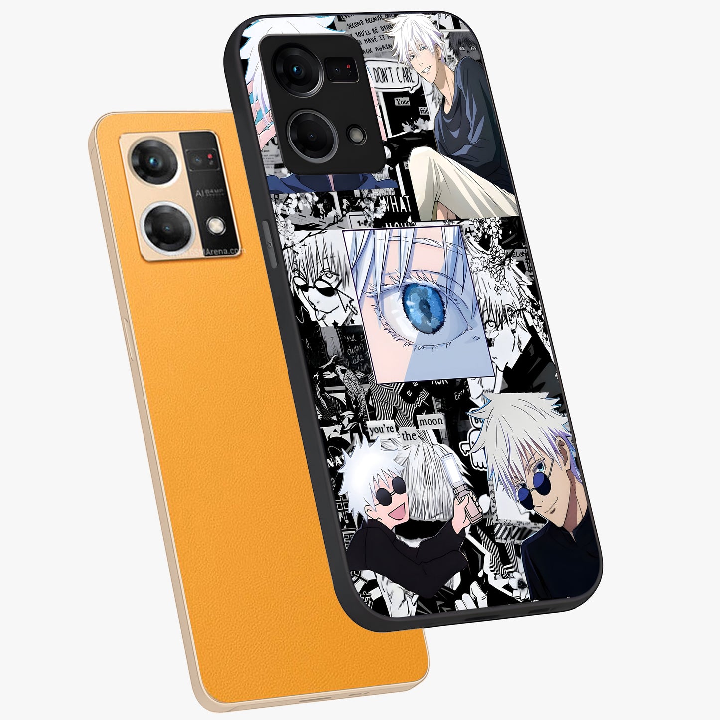 Infinity Sorcerer Chaos Glass Case displayed in angled mockup highlighting powerful magical design with fantasy aesthetic style.