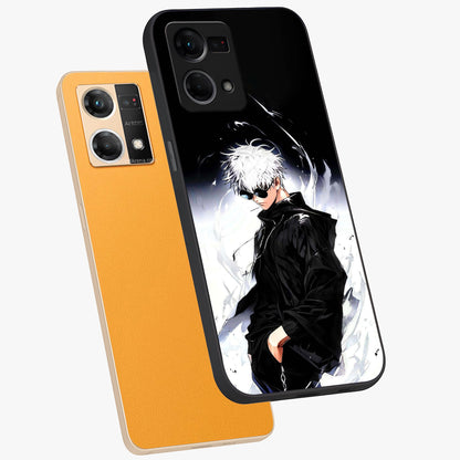 Limitless Shadow King Glass Case displayed in angled mockup highlighting dramatic dark hero design with intense aesthetic.