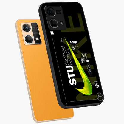 Neon Street Edition Glass Case displayed in angled mockup highlighting vibrant urban design with bold street aesthetic.