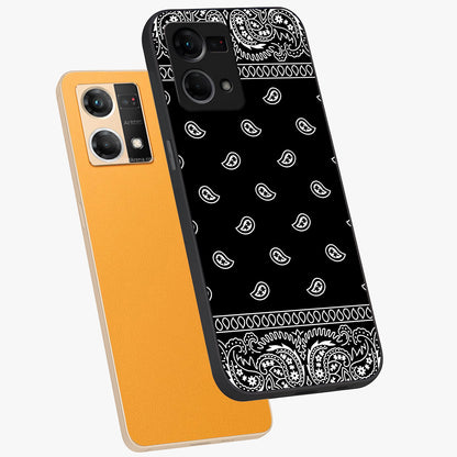 Retro Rebel Threads Glass Case displayed in angled mockup highlighting retro inspired graphic design with rebellious aesthetic.