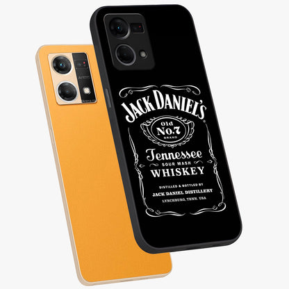 Vintage Whiskey Heritage Glass Case displayed in angled mockup highlighting retro beverage themed design with heritage aesthetic.