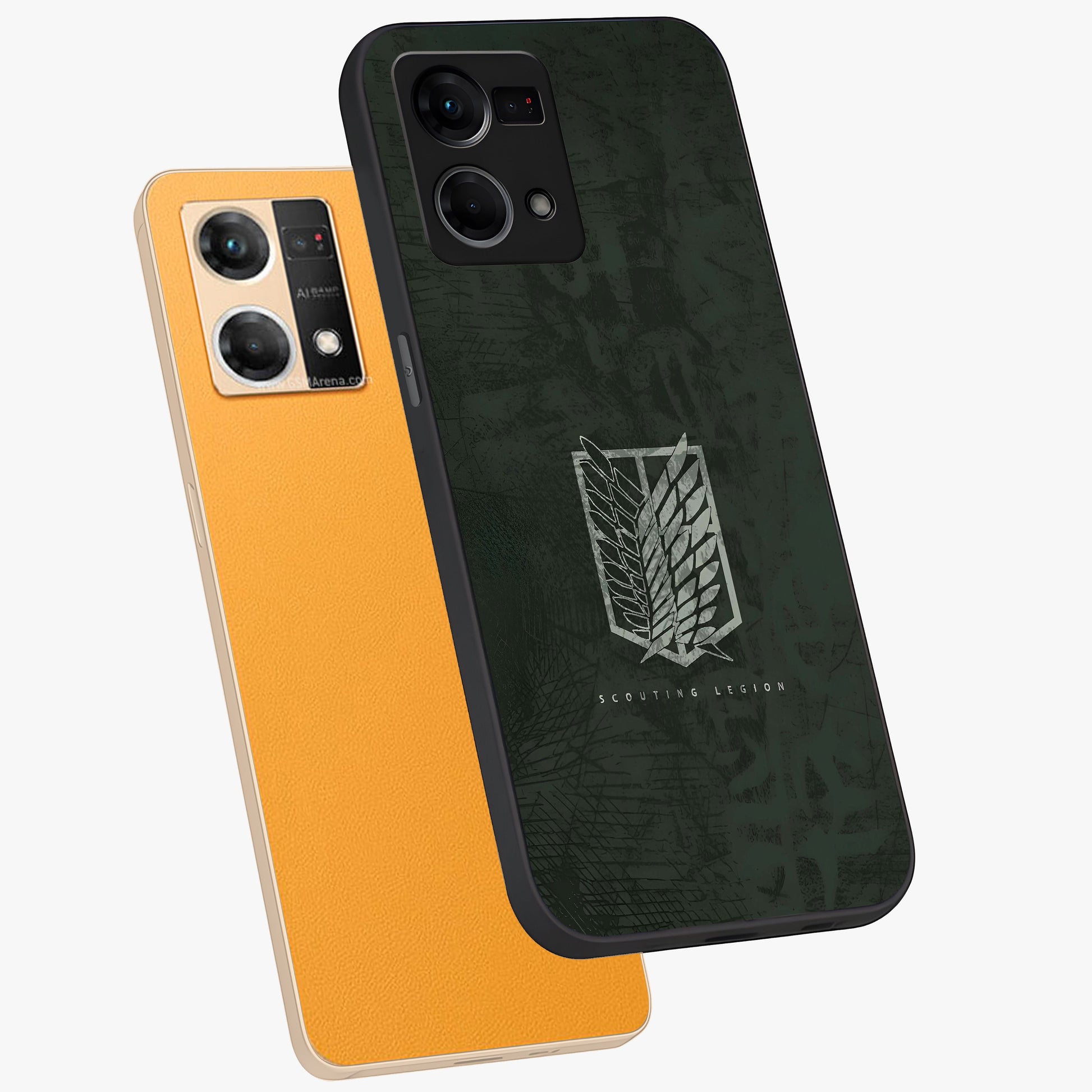 Wings Of Freedom Glass Case displayed in angled mockup highlighting graceful wing design with inspirational aesthetic.
