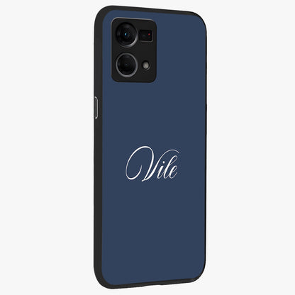 Blue Vintage Floral Pattern Glass Case displayed in angled mockup highlighting classic blue floral pattern and retro aesthetic design.