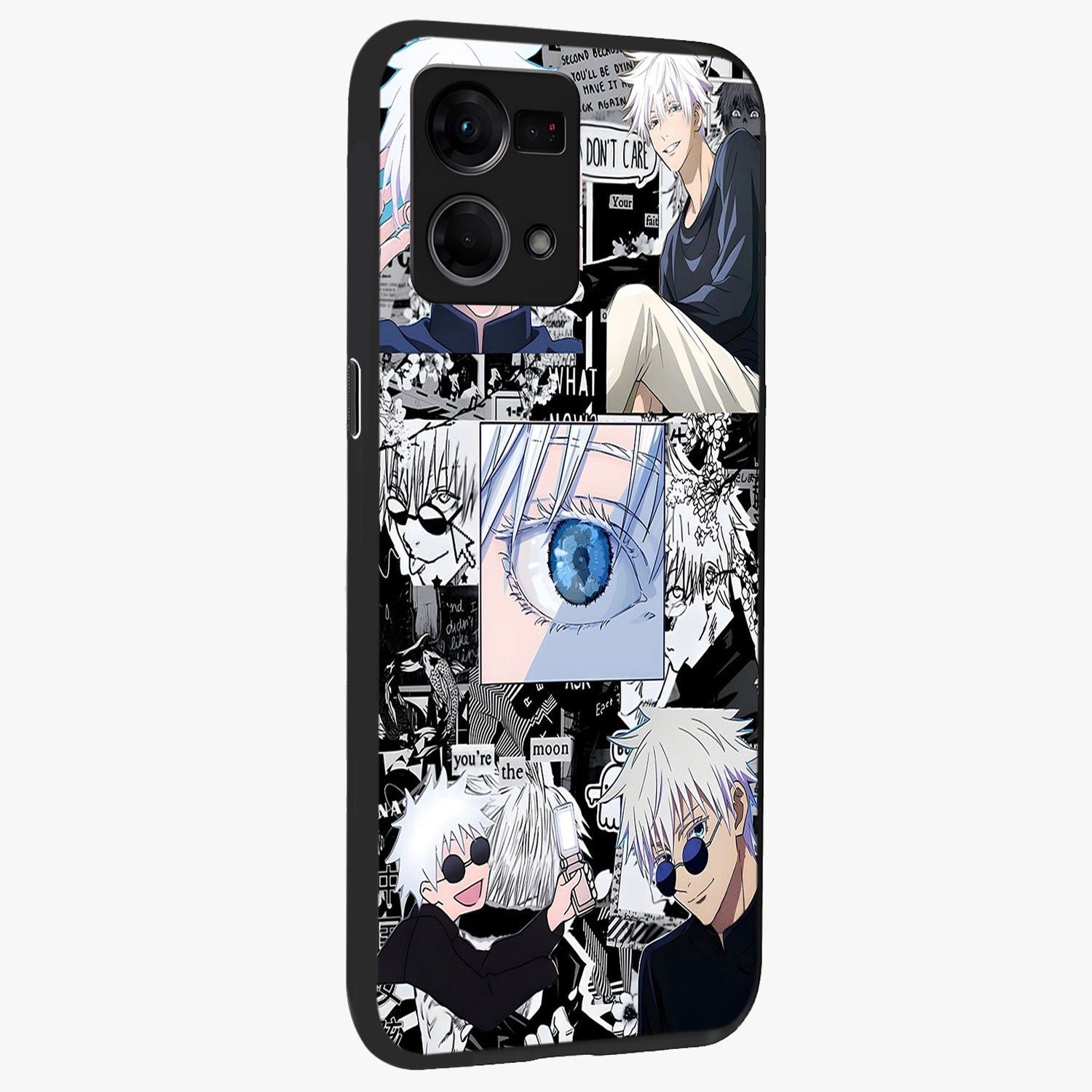 Infinity Sorcerer Chaos Glass Case upright view showcasing dramatic sorcerer artwork with chaotic mystical theme.