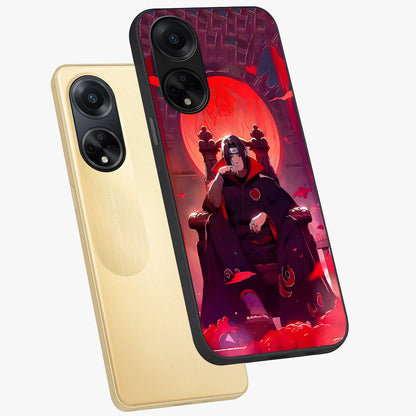 Blood Moon Sovereign Glass Case displayed in angled mockup highlighting dark celestial moon design and dramatic theme.
