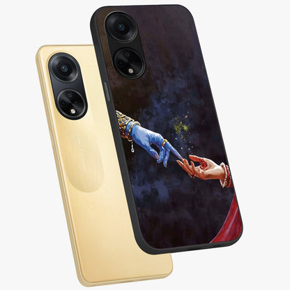 Divine Touch Eternal Glass Case displayed in angled mockup highlighting elegant divine inspired design with calm aesthetic style.