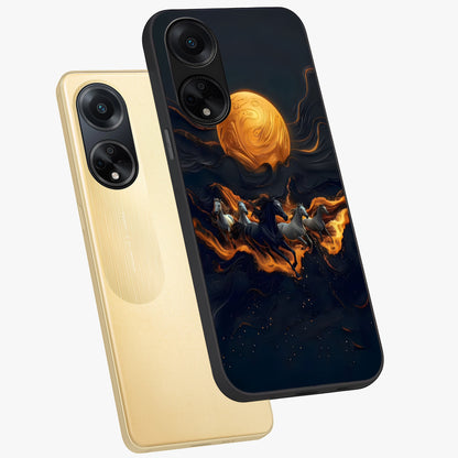 Golden Royal Heritage Glass Case displayed in angled mockup highlighting luxurious heritage design with golden aesthetic style.