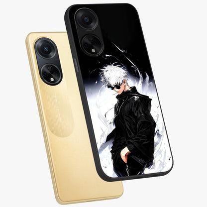 Limitless Shadow King Glass Case displayed in angled mockup highlighting dramatic dark hero design with intense aesthetic.
