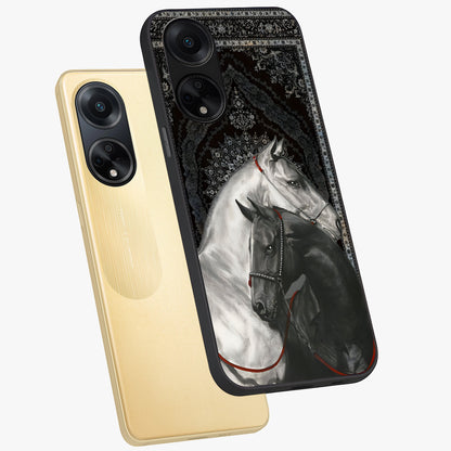 Majestic Ride Legacy Glass Case displayed in angled mockup highlighting sleek vehicle design with bold racing aesthetic.