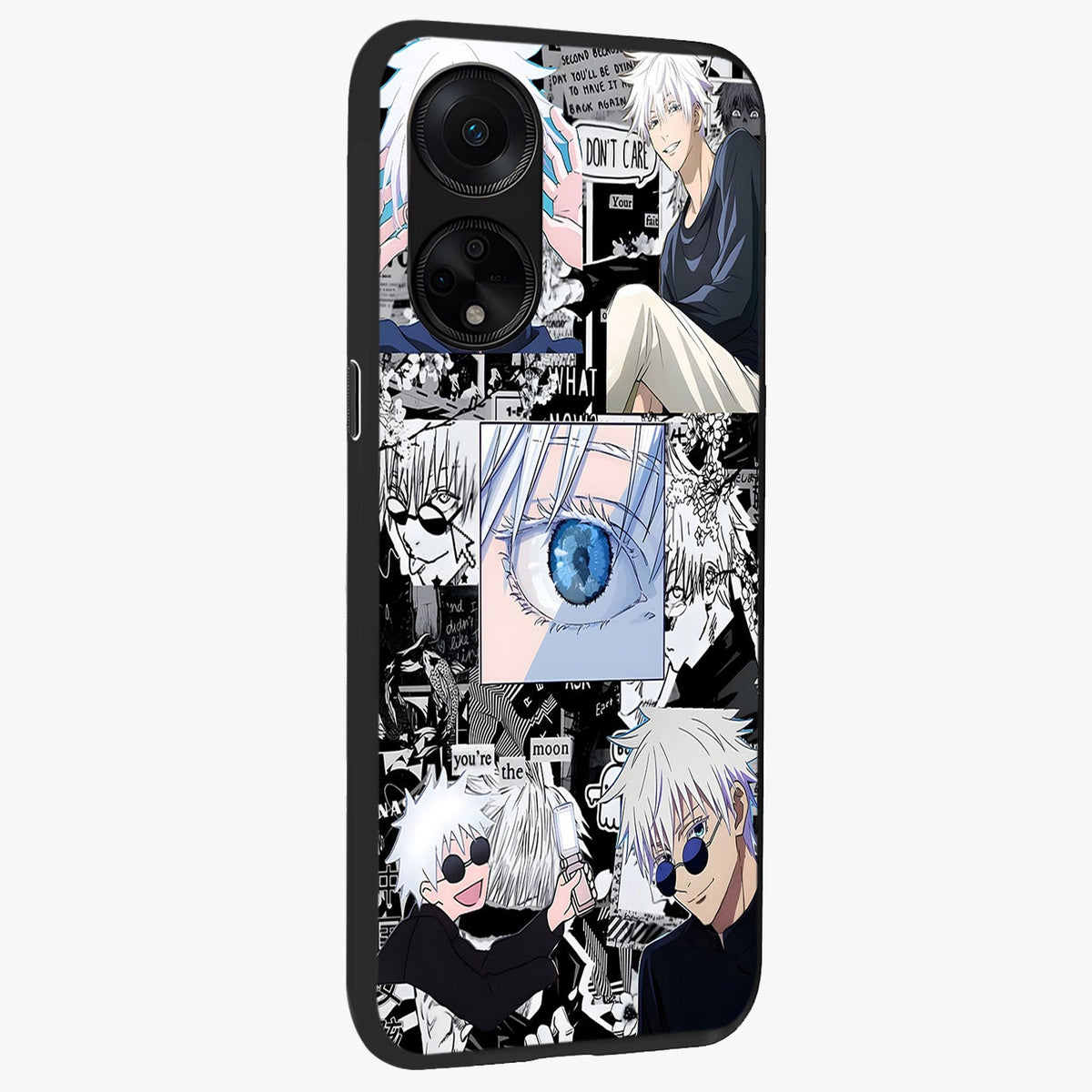 Infinity Sorcerer Chaos Glass Case upright view showcasing dramatic sorcerer artwork with chaotic mystical theme.