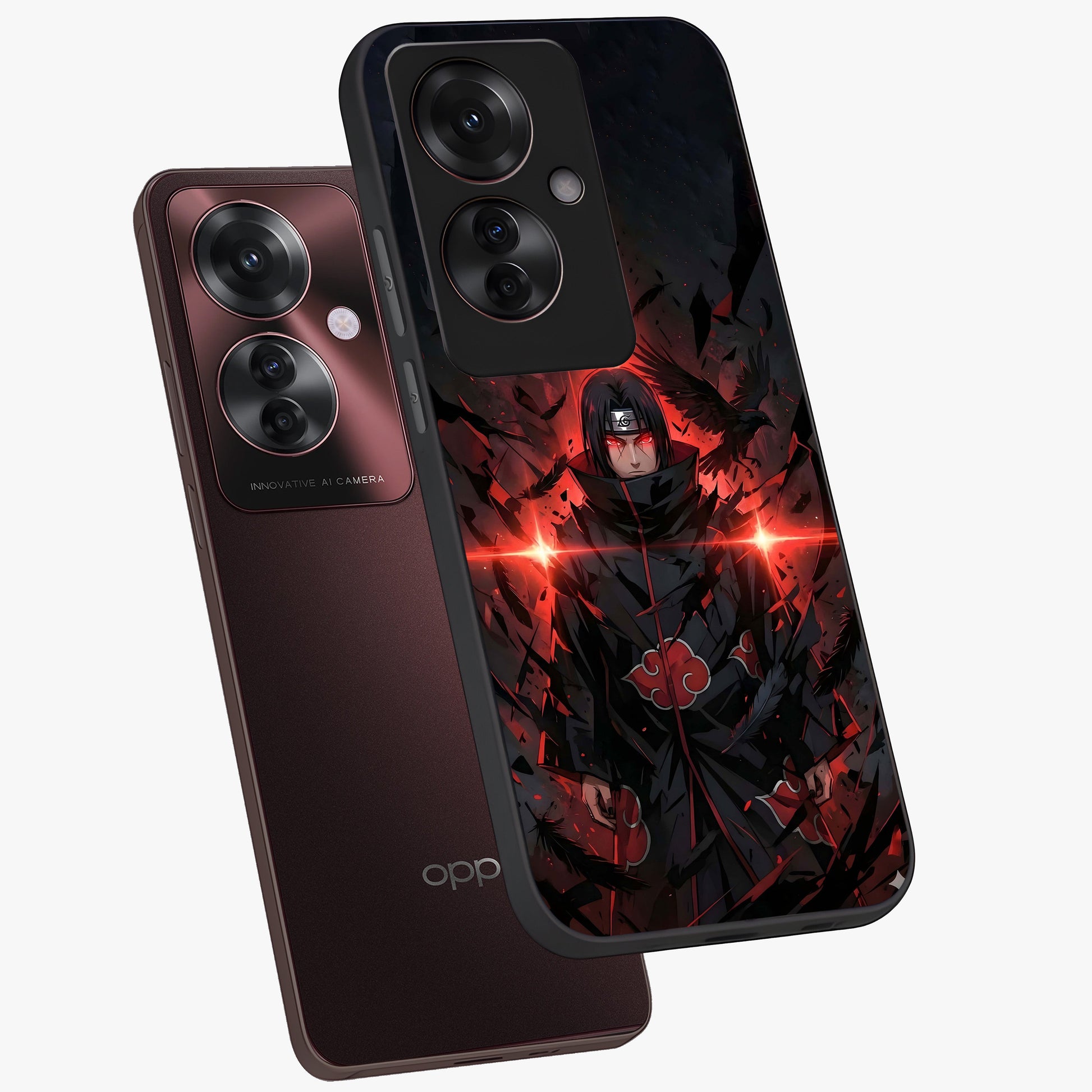 Focused Blade Discipline Glass Case displayed in angled mockup highlighting clean minimal text artwork with modern aesthetic style.