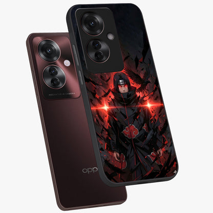 Focused Blade Discipline Glass Case displayed in angled mockup highlighting clean minimal text artwork with modern aesthetic style.