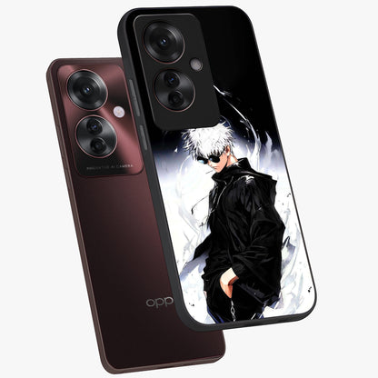 Limitless Shadow King Glass Case displayed in angled mockup highlighting dramatic dark hero design with intense aesthetic.