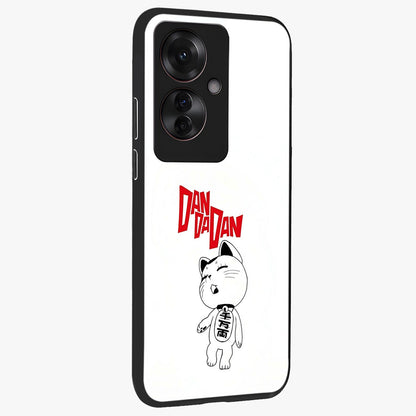 Playful Spirit Charm Glass Case upright view showcasing vibrant charm artwork with fun artistic theme.