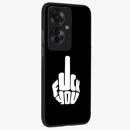 Rebel Mode On Glass Case upright view showcasing striking statement artwork with bold rebellious theme.