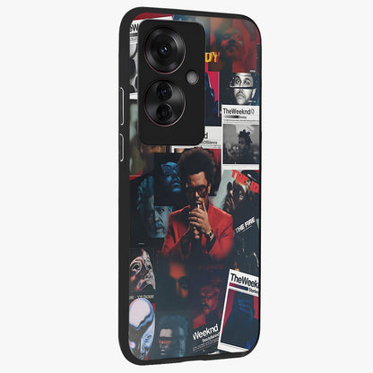 The Weeknd Glass Case upright view showcasing bold music themed artwork with contemporary artistic style.