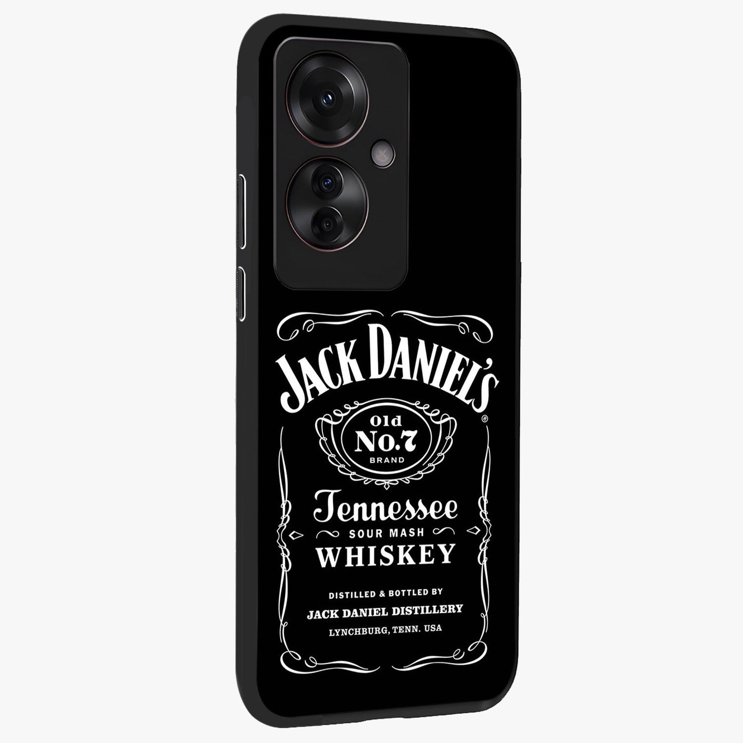 Vintage Whiskey Heritage Glass Case upright view showcasing stylish vintage whiskey artwork with timeless bar culture theme.