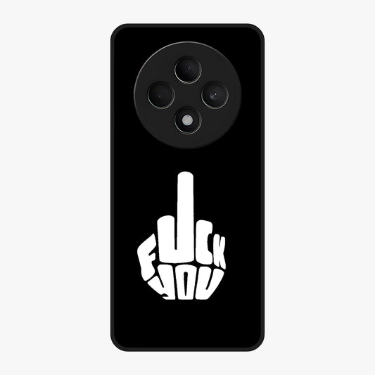 Rebel Mode On Glass Case showing flat back view with bold rebellious typography artwork and glossy glass finish.