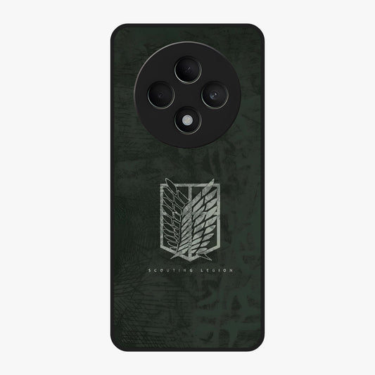 Wings Of Freedom Glass Case showing flat back view with symbolic wings artwork and glossy glass finish.