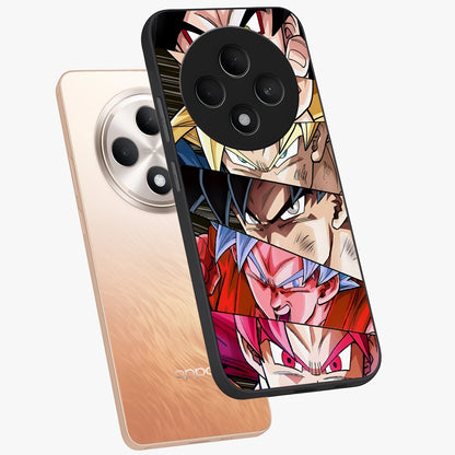 Anime Character Glass Case displayed in angled mockup highlighting colorful anime character illustration.