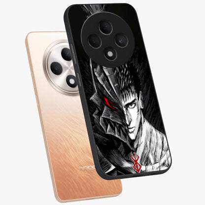 Berserker Blood Oath Glass Case displayed in angled mockup highlighting dark fantasy graphic design and powerful theme.