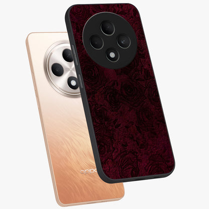 Crimson Fade Flow Glass Case displayed in angled mockup highlighting smooth gradient design with modern aesthetic style.