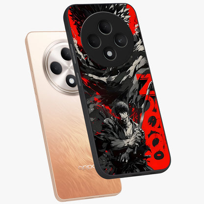 Demon Sword Resolve Glass Case displayed in angled mockup highlighting powerful demon sword illustration with dark fantasy aesthetic.
