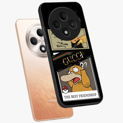 Gucci Play Mashup Glass Case displayed in angled mockup highlighting stylish fashion mashup design with bold aesthetic.