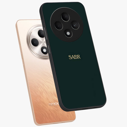 Sabr Minimal Patience Glass Case displayed in angled mockup highlighting simple inspirational design with clean aesthetic style.