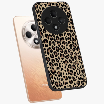 Savage Chic Pattern Glass Case displayed in angled mockup highlighting bold fashion inspired design with chic aesthetic.