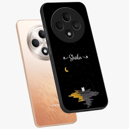 Silent Night Row Glass Case displayed in angled mockup highlighting peaceful evening design with dreamy night aesthetic.