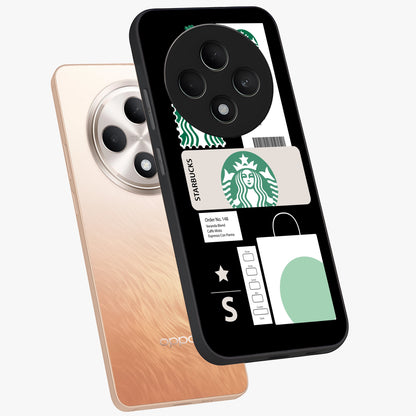 Starbucks Mocha Glass Case displayed in angled mockup highlighting stylish mocha themed design with cozy café aesthetic.