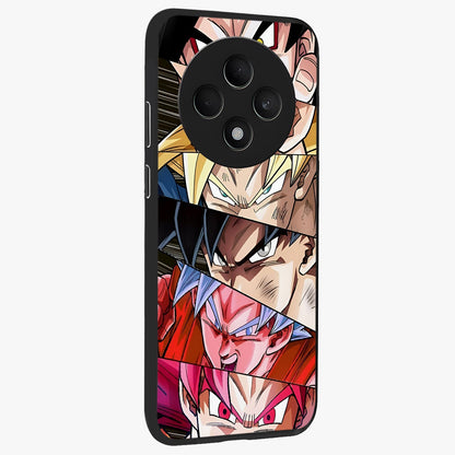Anime Character Glass Case upright view showcasing expressive anime artwork with bold graphic style.