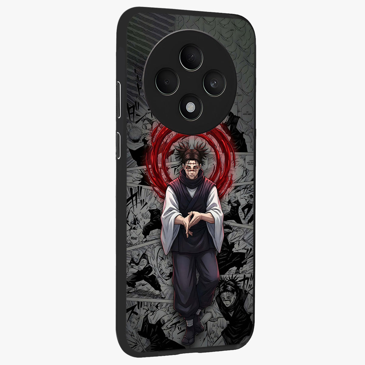Cursed Ritual Ascension Glass Case upright view showcasing powerful ascension artwork with dark fantasy theme.