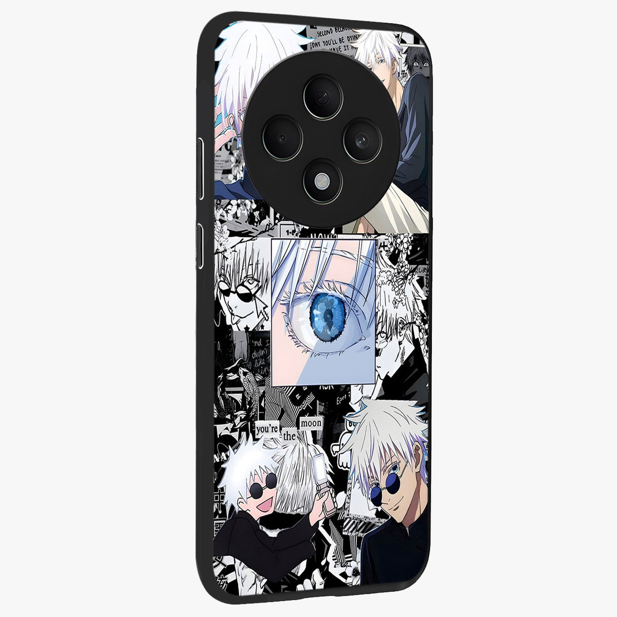 Infinity Sorcerer Chaos Glass Case upright view showcasing dramatic sorcerer artwork with chaotic mystical theme.