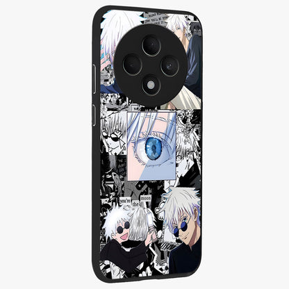 Infinity Sorcerer Chaos Glass Case upright view showcasing dramatic sorcerer artwork with chaotic mystical theme.