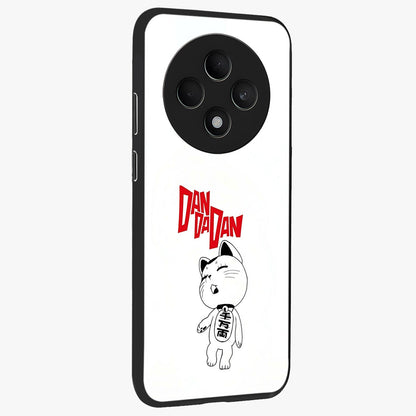 Playful Spirit Charm Glass Case upright view showcasing vibrant charm artwork with fun artistic theme.