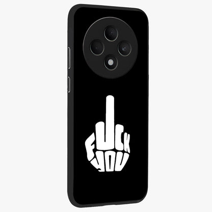 Rebel Mode On Glass Case upright view showcasing striking statement artwork with bold rebellious theme.
