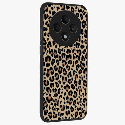 Savage Chic Pattern Glass Case upright view showcasing trendy decorative artwork with edgy fashion theme.
