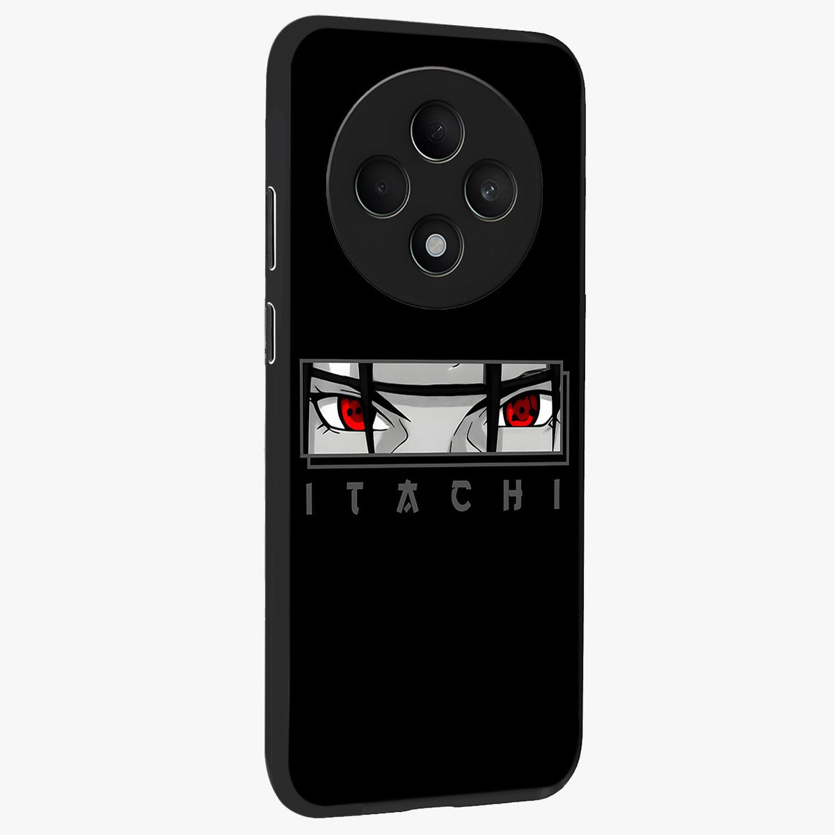 Scarlet Gaze Dominance Glass Case upright view showcasing powerful dramatic artwork with dominant artistic theme.