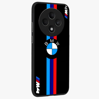 Turbo BMW Beast Glass Case upright view showcasing powerful car artwork with modern motorsport theme.