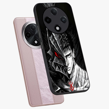 Berserker Blood Oath Glass Case displayed in angled mockup highlighting dark fantasy graphic design and powerful theme.