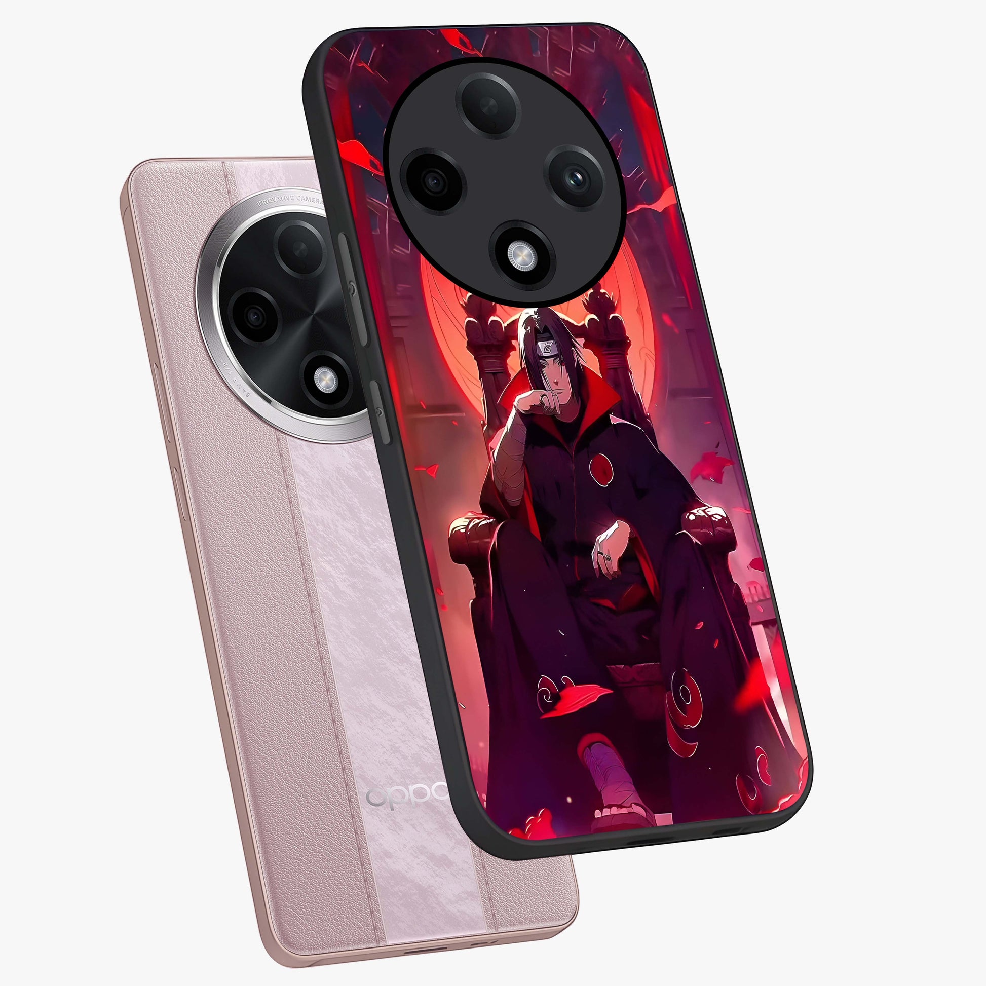 Blood Moon Sovereign Glass Case displayed in angled mockup highlighting dark celestial moon design and dramatic theme.