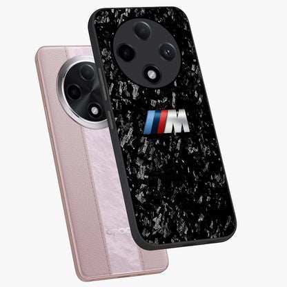 Carbon Speed Mark Glass Case displayed in angled mockup highlighting racing inspired carbon design and sleek aesthetic style.