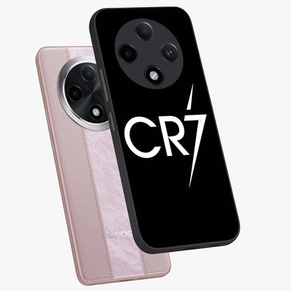 Cr7 Elite Strike Glass Case displayed in angled mockup highlighting powerful sports graphic with bold athletic theme.