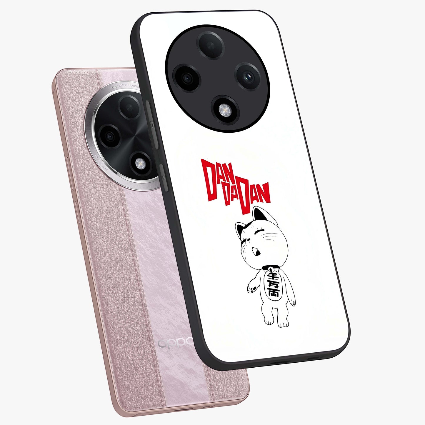 Playful Spirit Charm Glass Case displayed in angled mockup highlighting lively decorative design with playful aesthetic style.